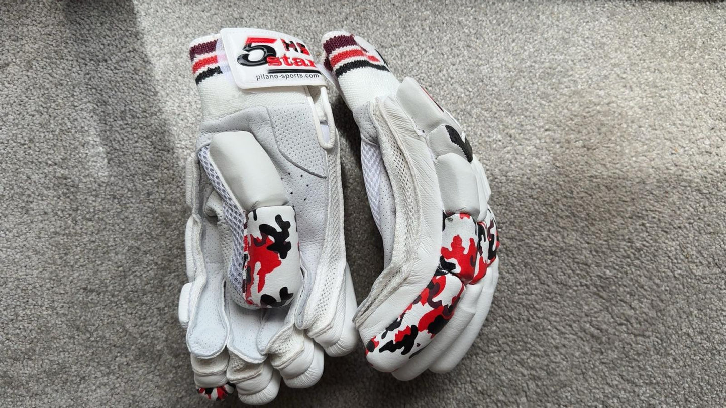 HS 5 Star Cricket Batting Gloves | Best For High Performance