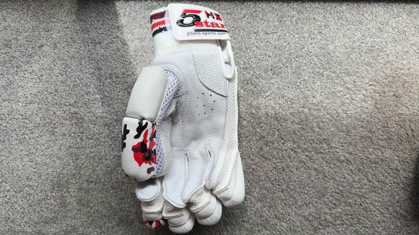 HS 5 Star Cricket Batting Gloves | Best For High Performance