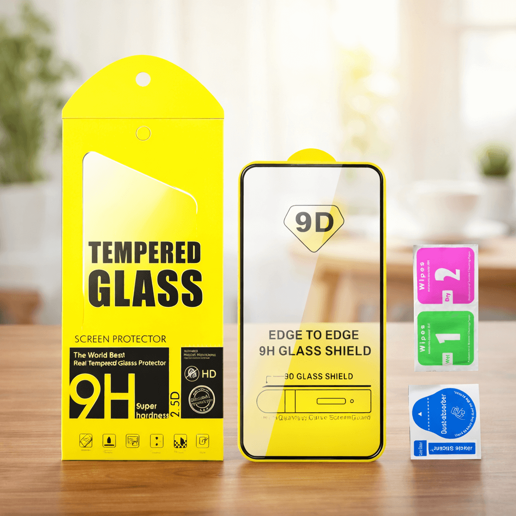 iPhone 15 Screen Protector – 9H Tempered Glass, Anti-Scratch & HD Clear